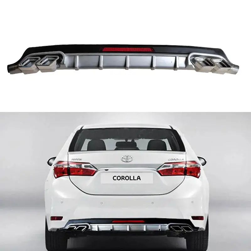 Toyota Corolla Diffuser Bugatti Style Model 2014-2019 1