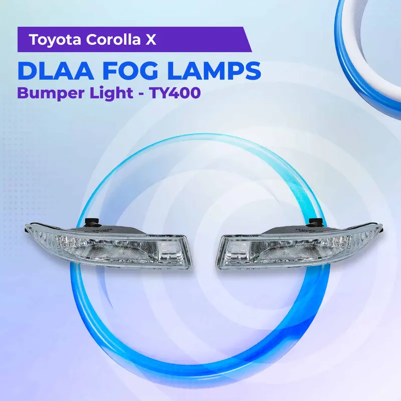 Toyota Corolla  Dlaa Fog Lamps Bumper Light - Ty400 2001 - 2003 1