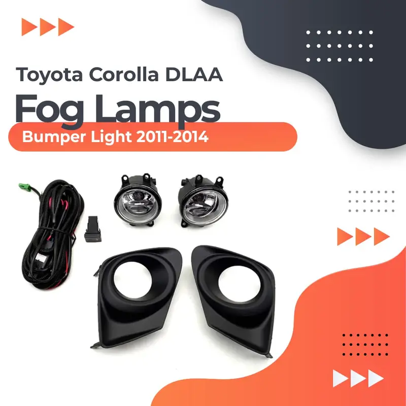 Toyota Corolla Dlaa Fog Lamps Bumper Light Ty422 2011 - 2014 1