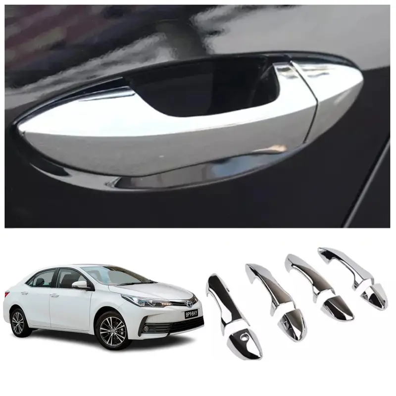 Toyota Corolla Door Handle Covers Chrome - Model 2014 - 2017 1