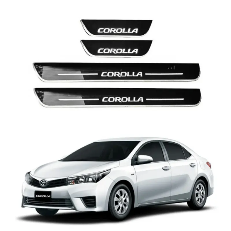 Toyota Corolla Door Sill Plate Runing Led Model 2014-2017 1