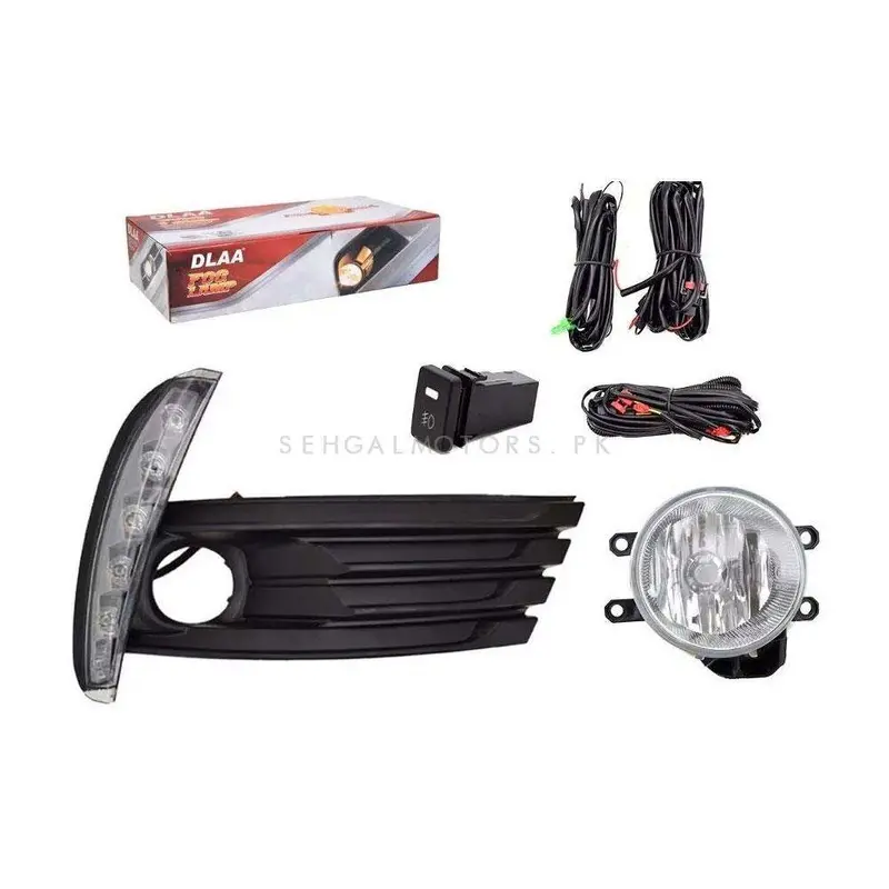 Toyota Corolla Face Lift Dlaa Fog Lamp Light With Drl Cover 2017-2020 - - Ty877l-1-Al - Bumper Light 2