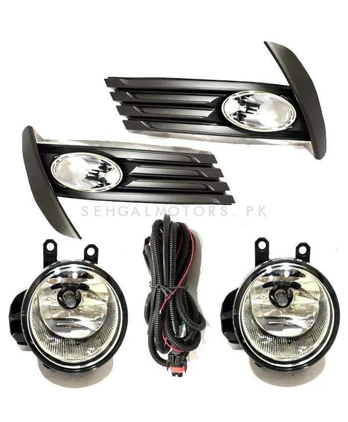 Toyota Corolla Face Lift Dlaa Fog Lamps Bumper Light With Chrome 2017 - 2021 - Ty877e-Al 2
