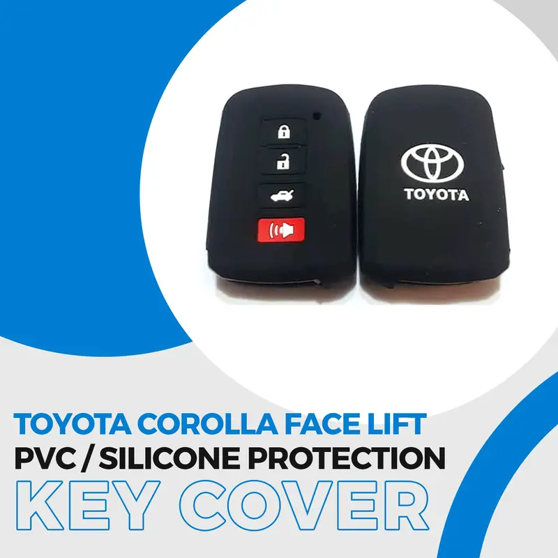 Toyota Corolla Face Lift Pvc Silicone Protection Key Cover 2017 - 2021 1