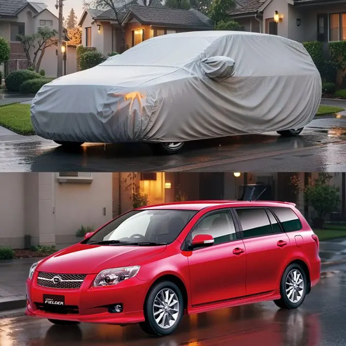 Toyota Corolla Fielder Maximus Non Woven Car Top Cover - - Scratchproof Waterproof - Without Belt 1