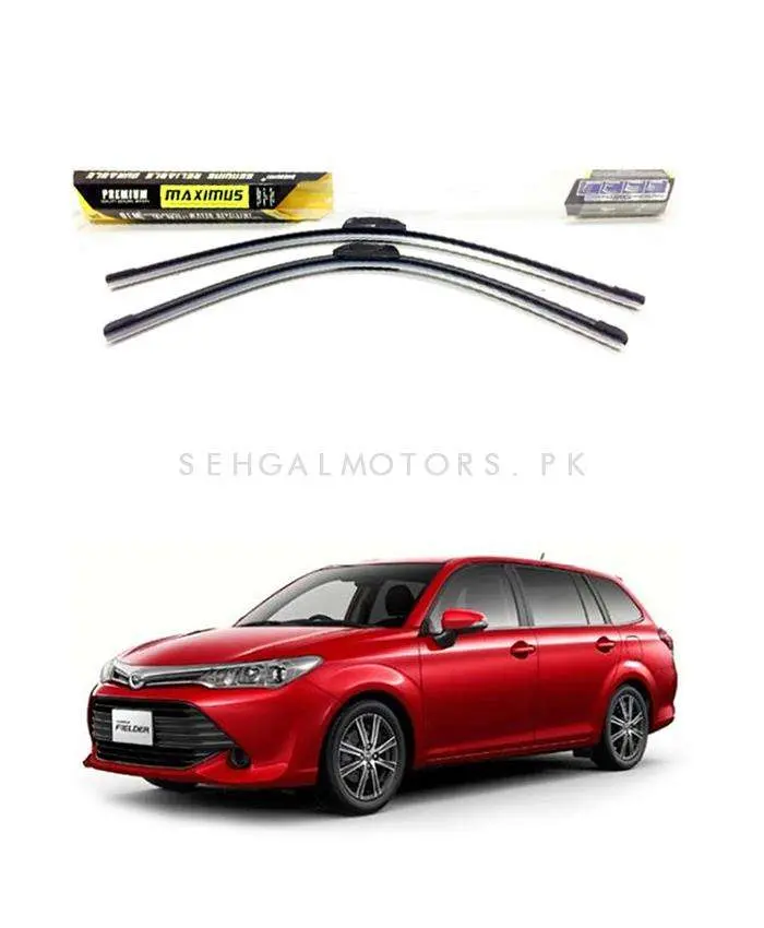 Toyota Corolla Fielder Maximus Premium Silicone Wiper Blades 2012 - 2017 1