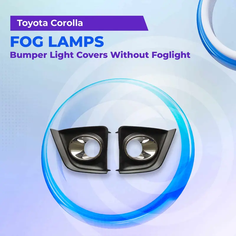 Toyota Corolla Fog Lamps Bumper Light Covers Without Foglight 2014 - 2017 1