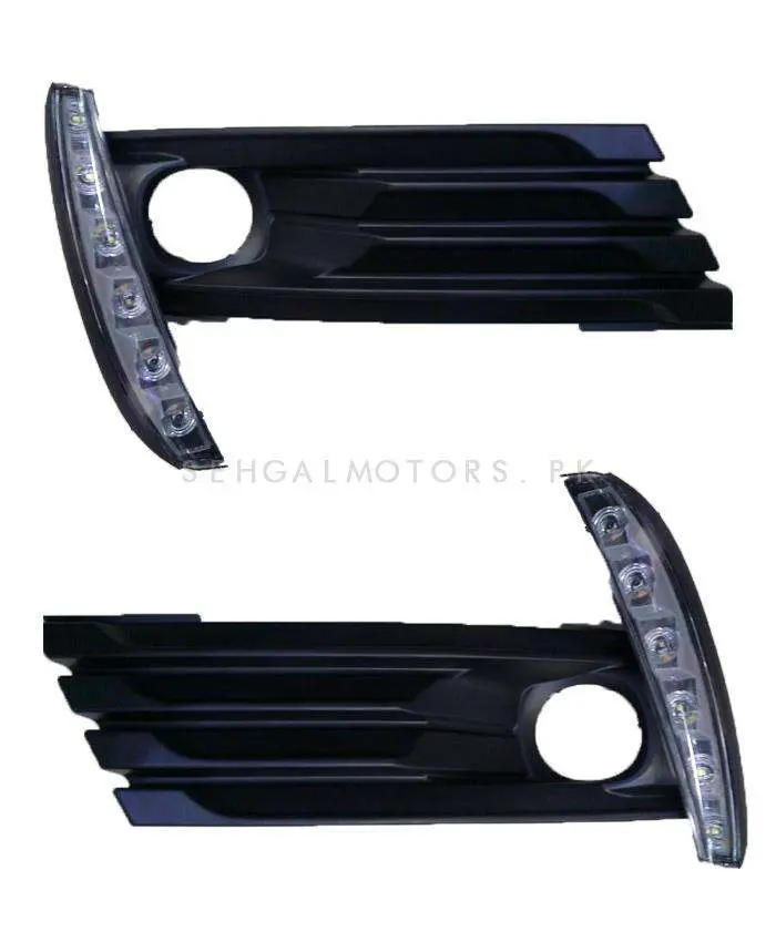 Toyota Corolla Fog Lamps Lights Led Running Drl Cover Ty877l2led-1 2017 - 2021 2
