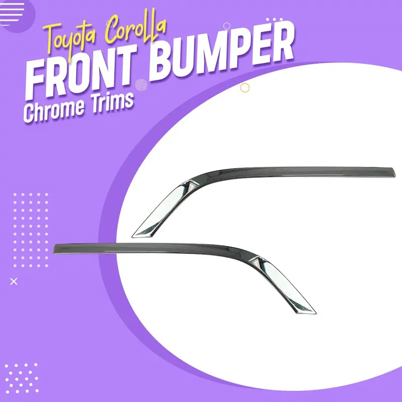 Toyota Corolla Front Bumper Chrome Trims Ma001110 2017 - 2021 1