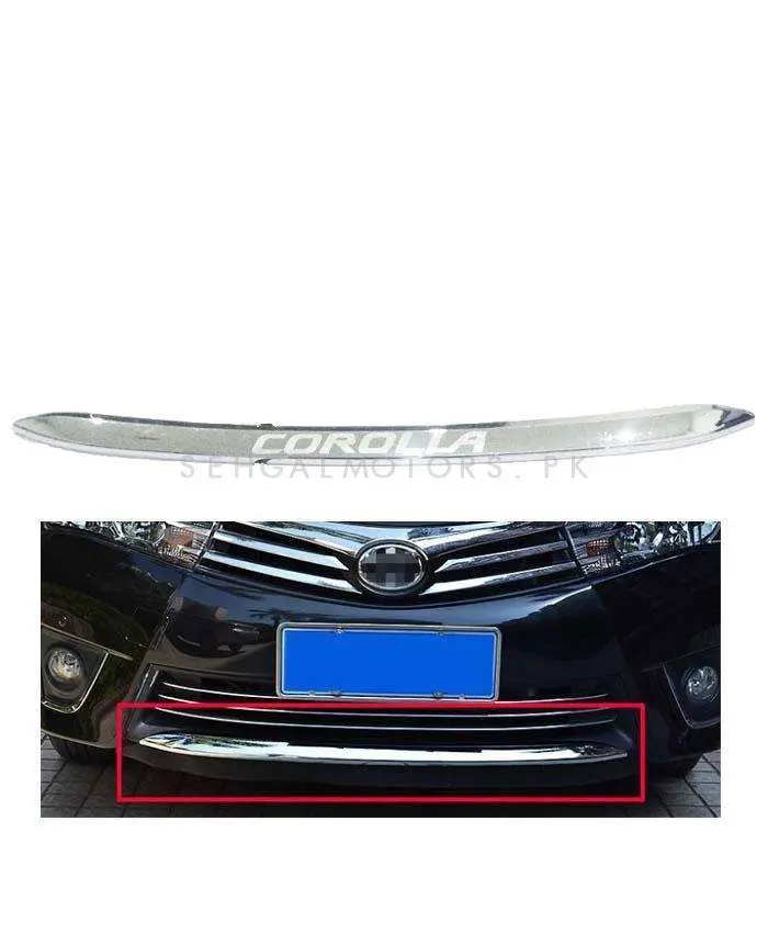 Toyota Corolla Front Bumper Lower Lip Chrome Moulding Each 2014 - 2017 - - Ma00796 2