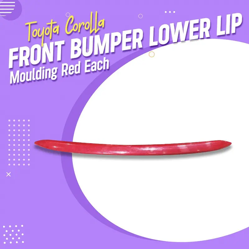 Toyota Corolla Front Bumper Lower Lip Moulding Red Each 2014 - 2017 1