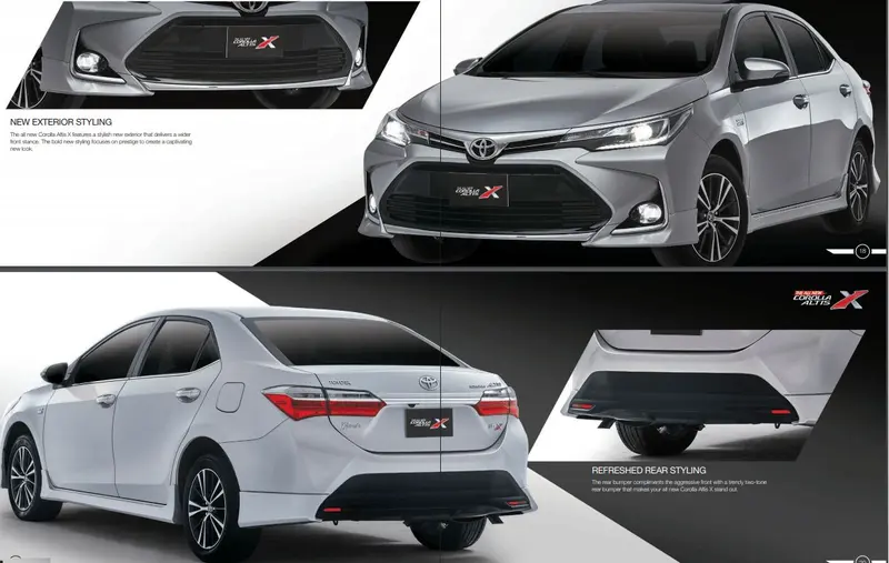 Toyota Corolla Genuine Oem Bumper 2 Pcs Unpainted  - Model 2019-2024 1