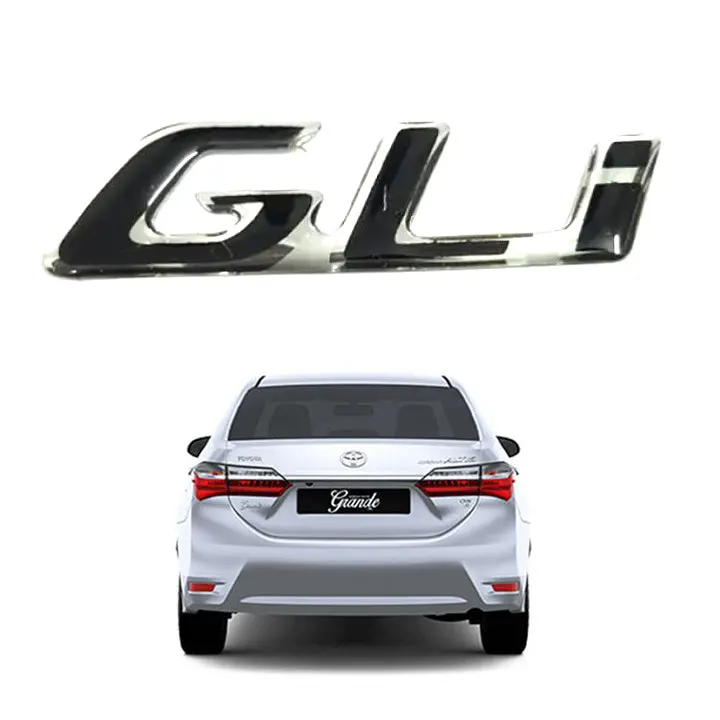 Toyota Corolla Gli Logo Black Sticker 1