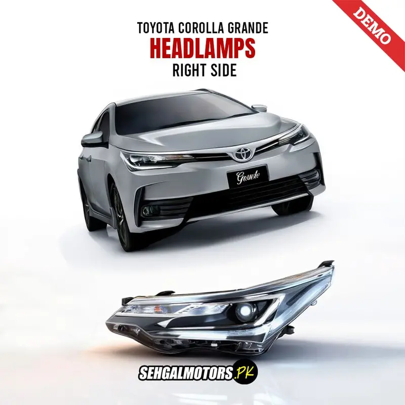 Toyota Corolla Grande Headlamps Right 2017 - 2024 1
