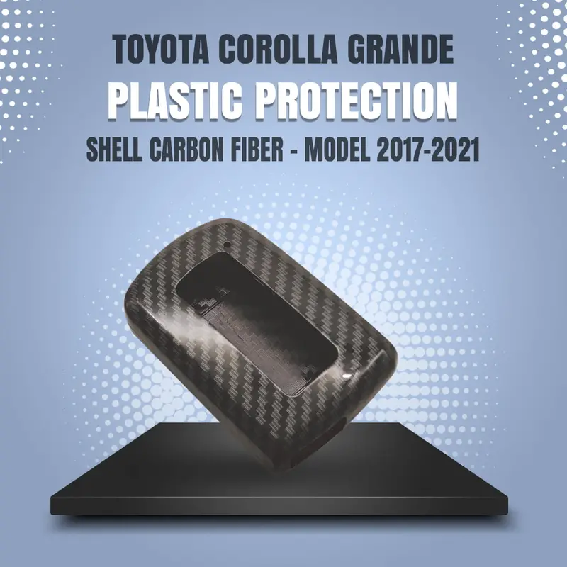Toyota Corolla Grande Plastic Protection Shell Carbon Fiber 2017 - 2021 1