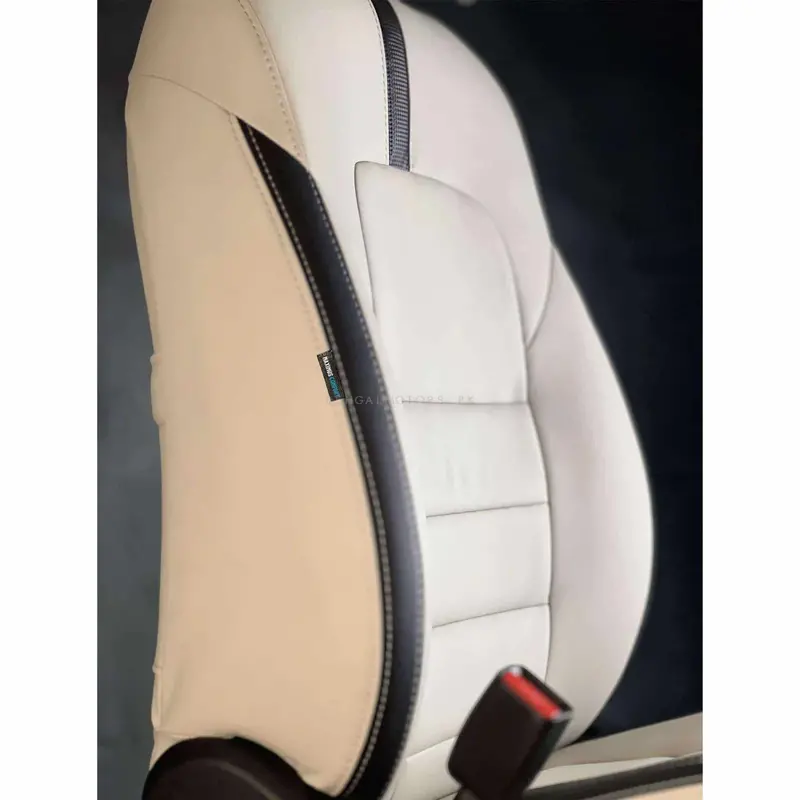 Toyota Corolla Grande Seat Cover Type R Beige Black 2016 - 2022 2