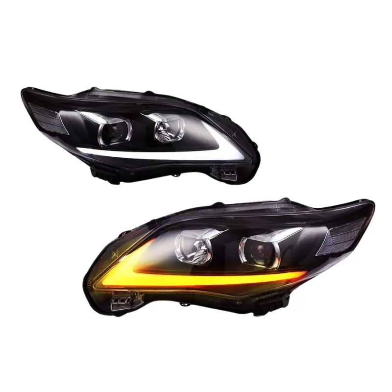 Toyota Corolla Head Light Nike Style Model 2011-2014 1