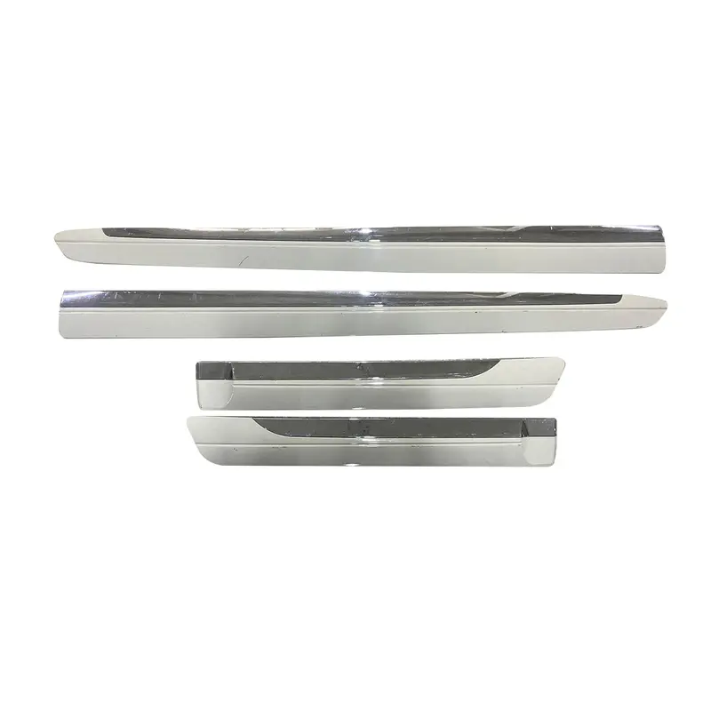 Toyota Corolla/Isuzu D-Max Door Lower Chrome White Moulding 4 Pcs - - Big Version 2