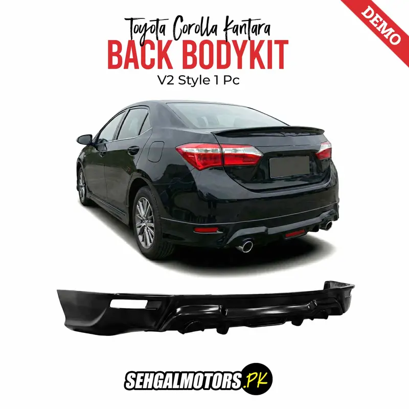 Toyota Corolla Kantara V2 Style Back Bodykit 1 Pc 2014 - 2016 1