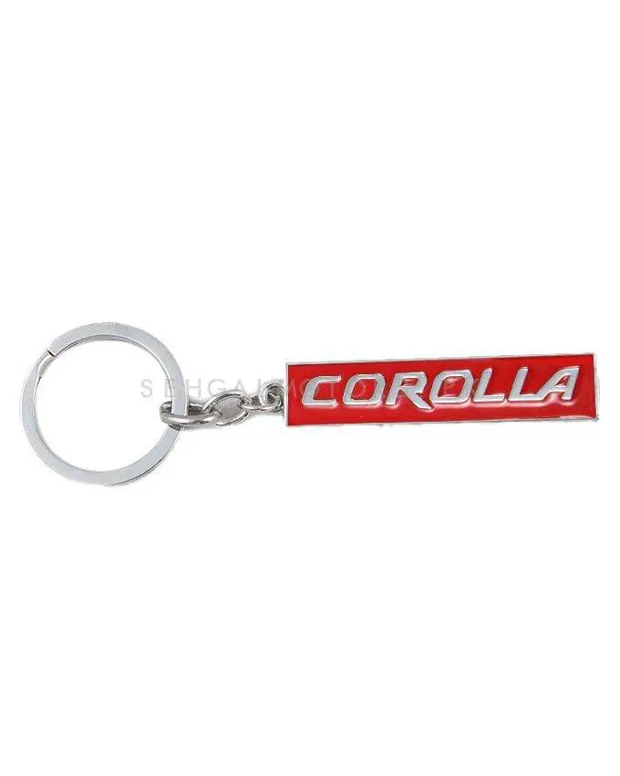 Toyota Corolla Keychain Keyring Red 2