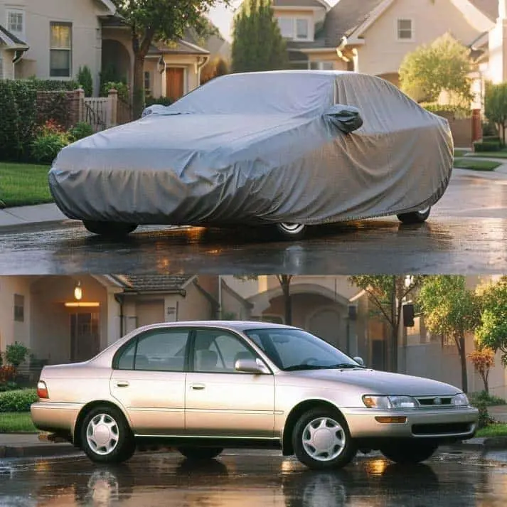 Toyota Corolla Maximus Non Woven  Car Top Cover 1994 - 2002 - Scratchproof Waterproof 1