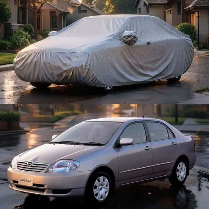 Toyota Corolla Maximus Non Woven Car Top Cover 2000 - 2005 - Scratchproof Waterproof 1