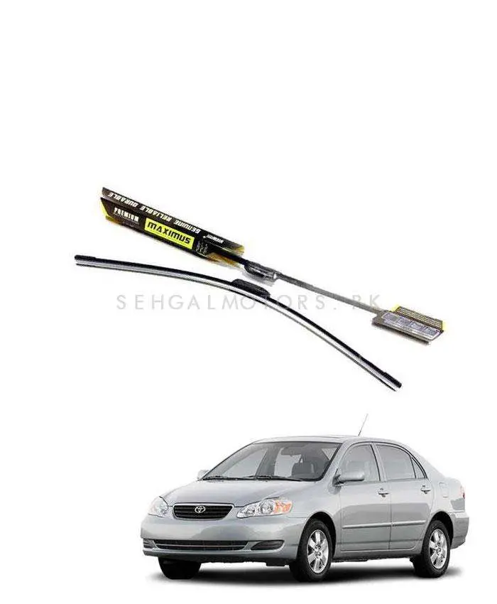 Toyota Corolla Maximus Premium Silicone Wiper Blades 2002 - 2008 1