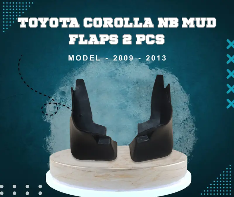 Toyota Corolla Mud Flaps 2 Pcs 2009 - 2014 1
