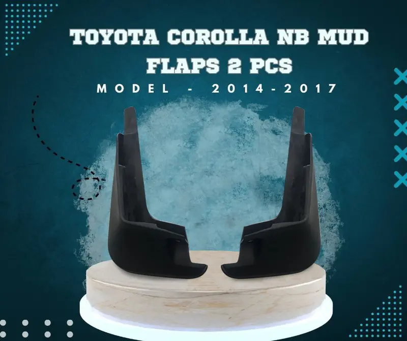 Toyota Corolla Mud Flaps 2 Pcs 2014 - 2017 1