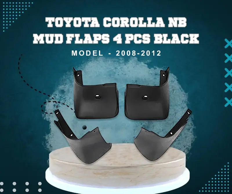Toyota Corolla Mud Flaps 4 Pcs 2008 - 2012 1