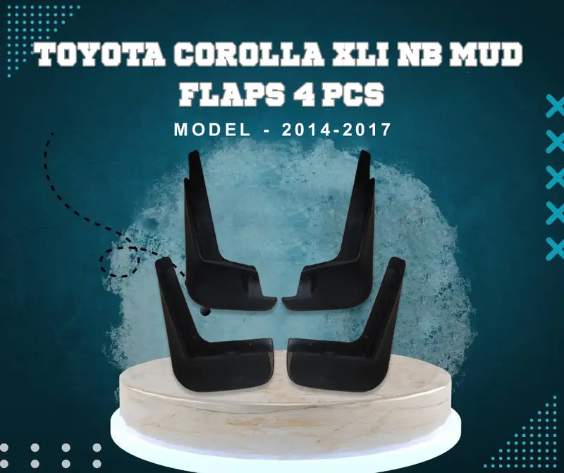 Toyota Corolla Mud Flaps 4 Pcs 2014 - 2021 1