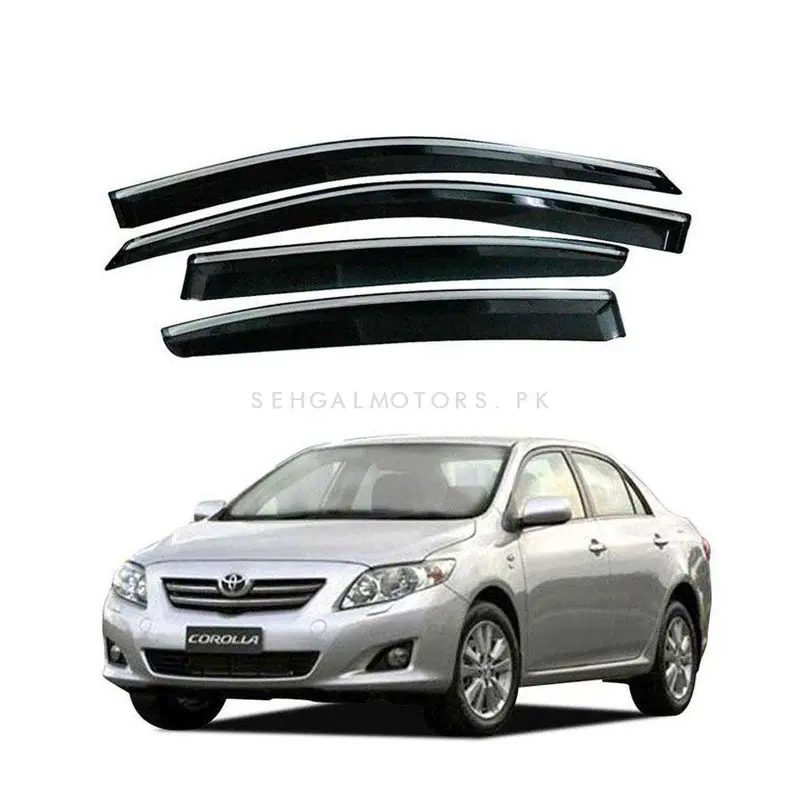 Toyota Corolla Nb Air Press Sun Visor With Chrome 2008 - 2014 2
