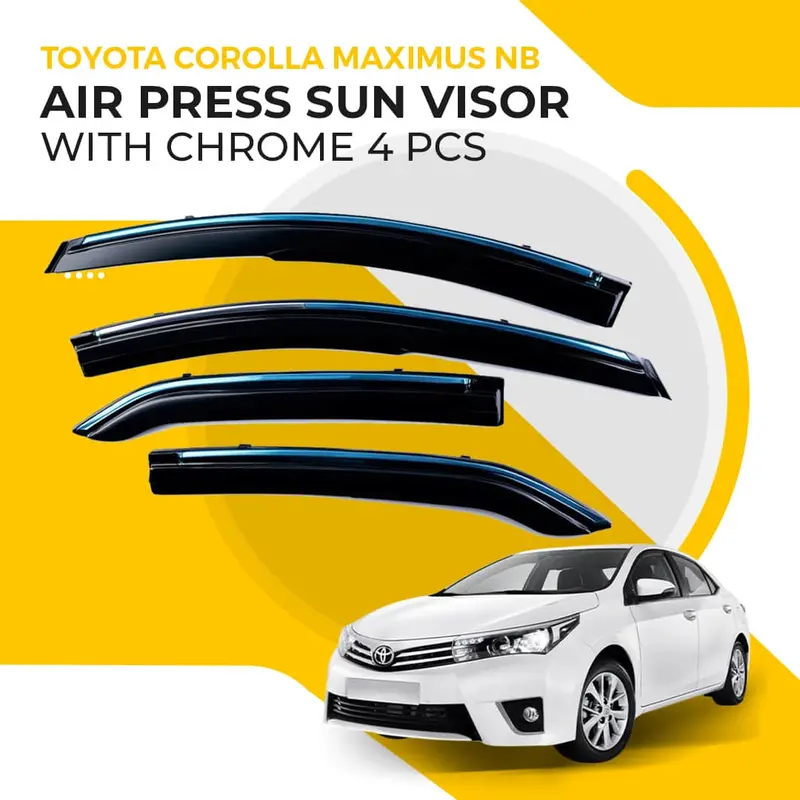 Toyota Corolla Nb Air Press Sun Visor With Chrome 2014 - 2021 1