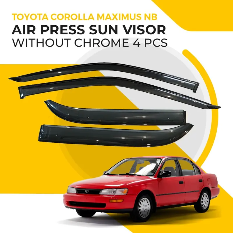 Toyota Corolla Nb Air Press Sun Visor Without Chrome 1991 - 1995 1