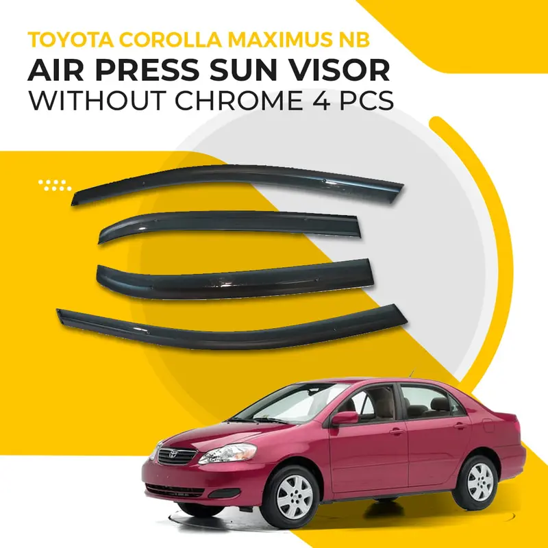 Toyota Corolla Nb Air Press Sun Visor Without Chrome 2002 - 2008 1