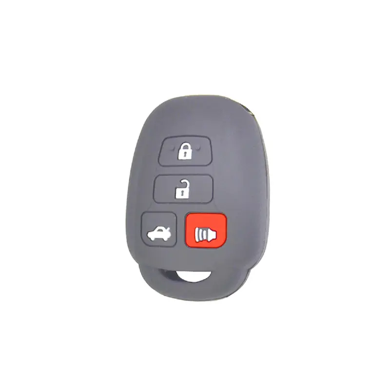 Toyota Corolla Pvc Silicone Key Cover 4 Button - Model 2014-2020 2