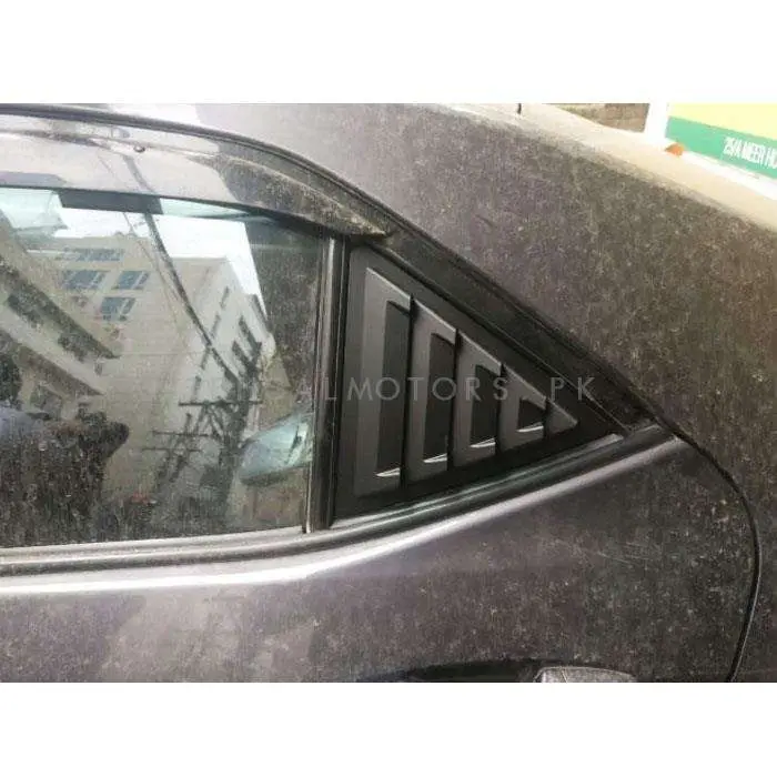 Toyota Corolla Quarter Glass Evo Rack Louver Vents 2 Pcs 2014 - 2021 1