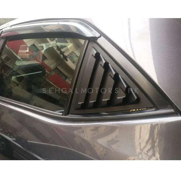 Toyota Corolla Quarter Glass Evo Rack Louver Vents 2 Pcs 2014 - 2021 2