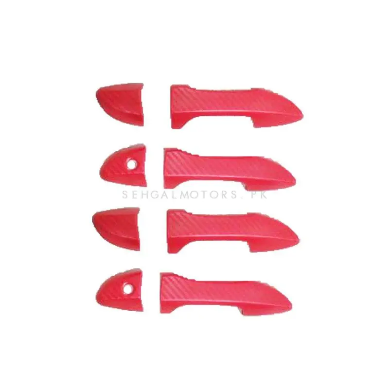 Toyota Corolla Red Door Handle Covers 2017 - 2021 2