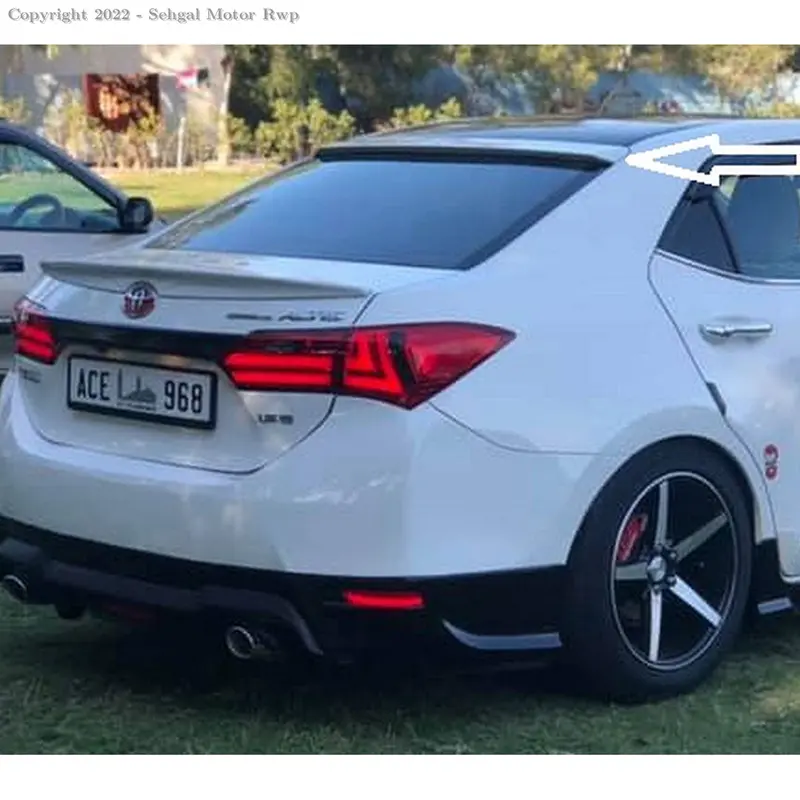 Toyota Corolla Roof Spoiler (Un-Painted) (Pk) Model 2017-2020 1