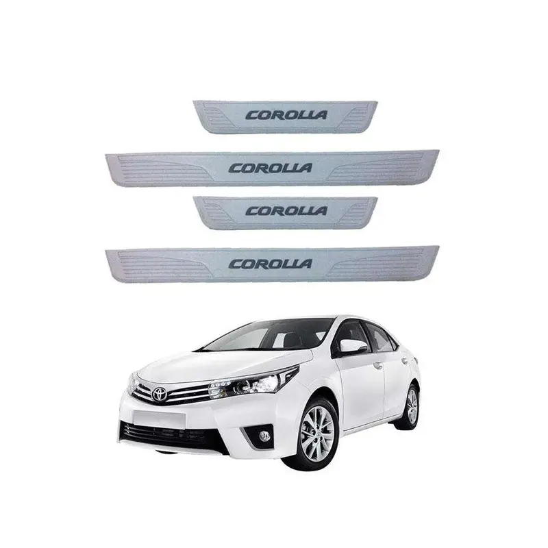 Toyota Corolla Rubber Sill Plates Grey - Model 2017-2021 2