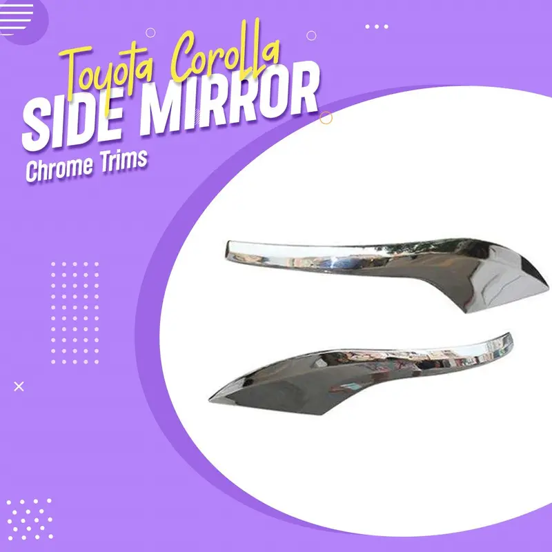 Toyota Corolla Side Mirror Chrome Trims - Ma00872 1