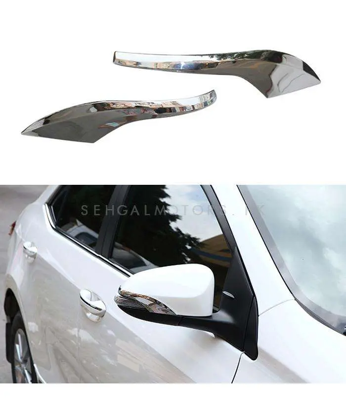 Toyota Corolla Side Mirror Chrome Trims - Ma00872 2