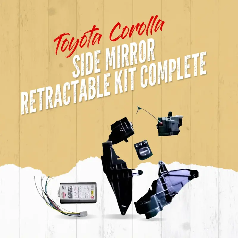 Toyota Corolla Side Mirror Retractable Kit Complete 2009 - 2014 1