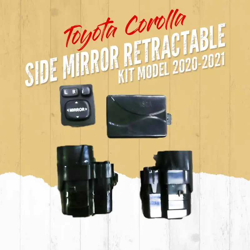 Toyota Corolla Side Mirror Retractable Kit Complete - Model 2020-2021 1