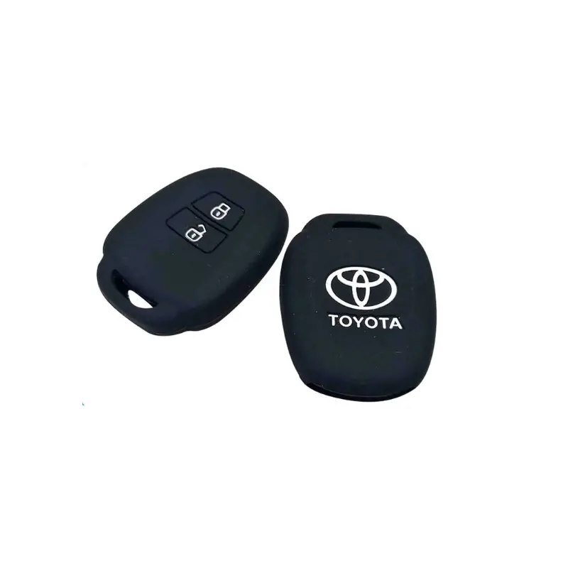 Toyota Corolla / Toyota Vitz Pvc Silicone Protection Key Cover 2 Button 1