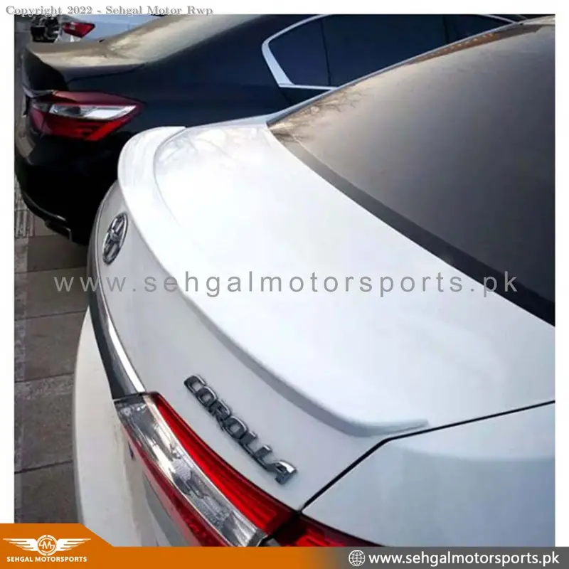 Toyota Corolla Trunk Spoiler Mark X Style (Fiber) Model 2014-2021 1