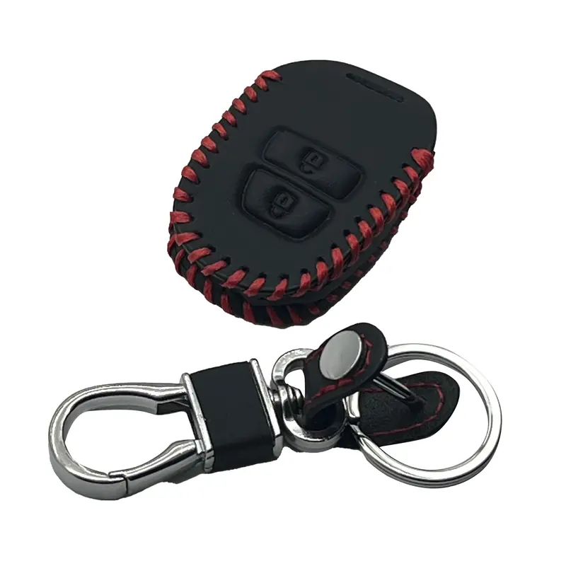 Toyota Corolla / Vitz Leather Key Cover With 2 Buttons 2