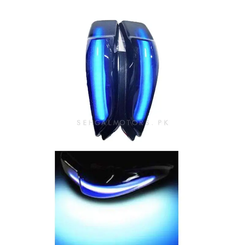 Toyota Corolla / Vitz Neon Side Mirror Indicator Smoke Blue 2017 - 2021 2