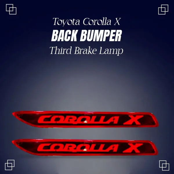 Toyota Corolla X Back Bumper Third Brake Lamp Style E (Bl-55) 2020 - 2026 2